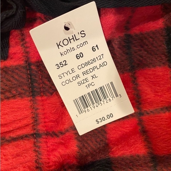 Cuddle Dud's Women's Minky Fleece Open Leg Pajama Pants NWT Size XL - Picture 4 of 4